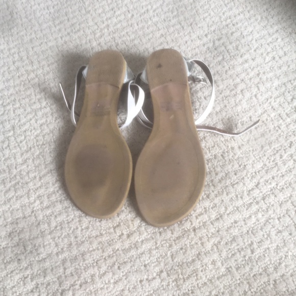 Jules & Jam White Leather Sandals - Excellent Condition! - Picture 6 of 6